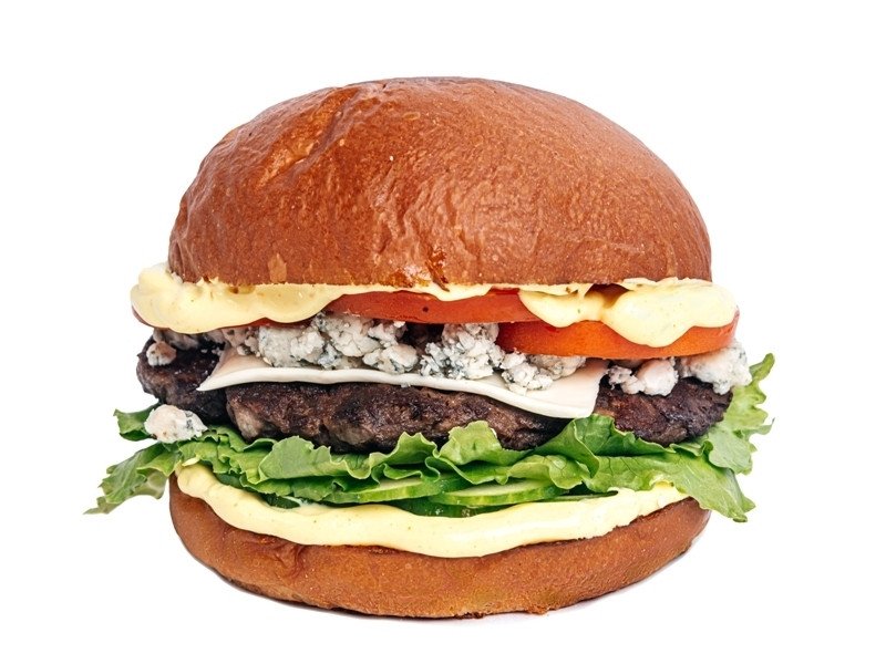 Бургер Сырный с блючиз