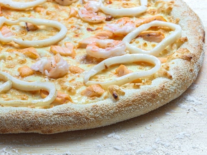 Морская пицца
