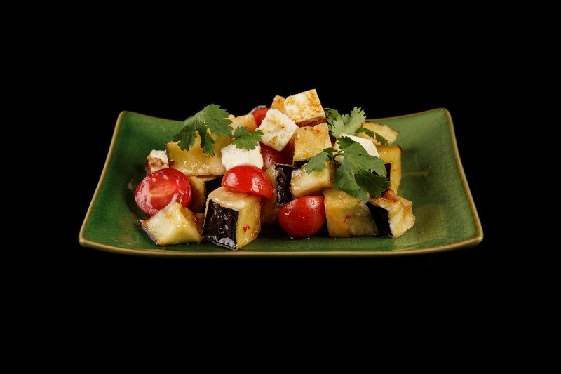 ★САЛАТ ТЕПЛЫЙ С БАКЛАЖАНАМИ 