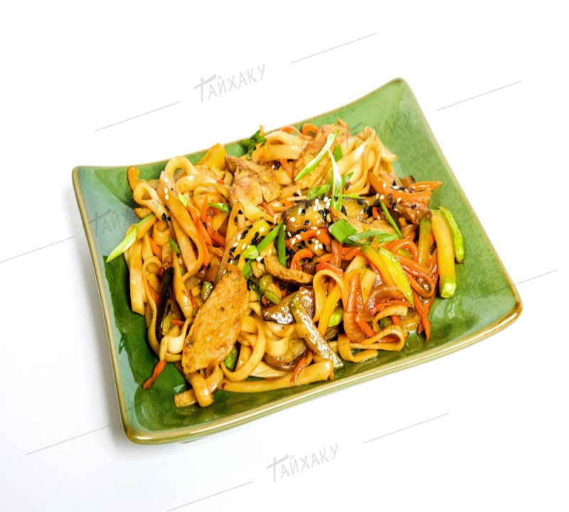 Вок с курицей 