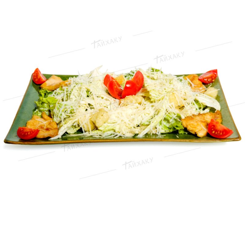 ★САЛАТ ЦЕЗАРЬ С ЛОСОСЕМ 