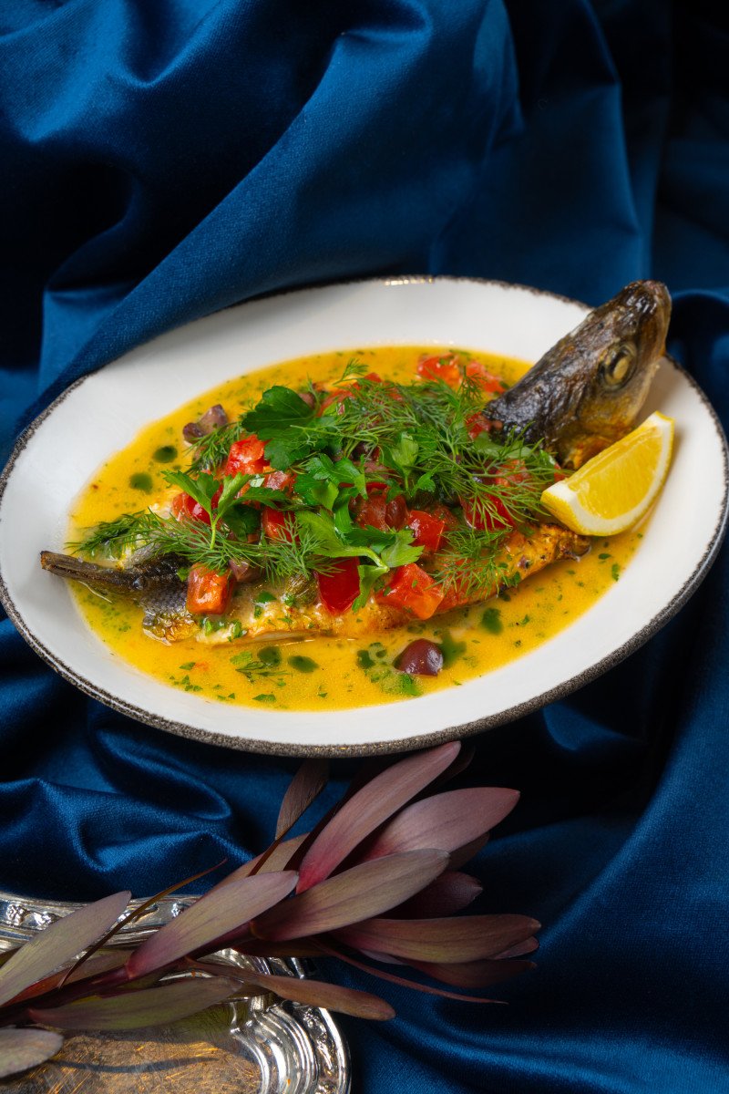 Сибас с лимоном