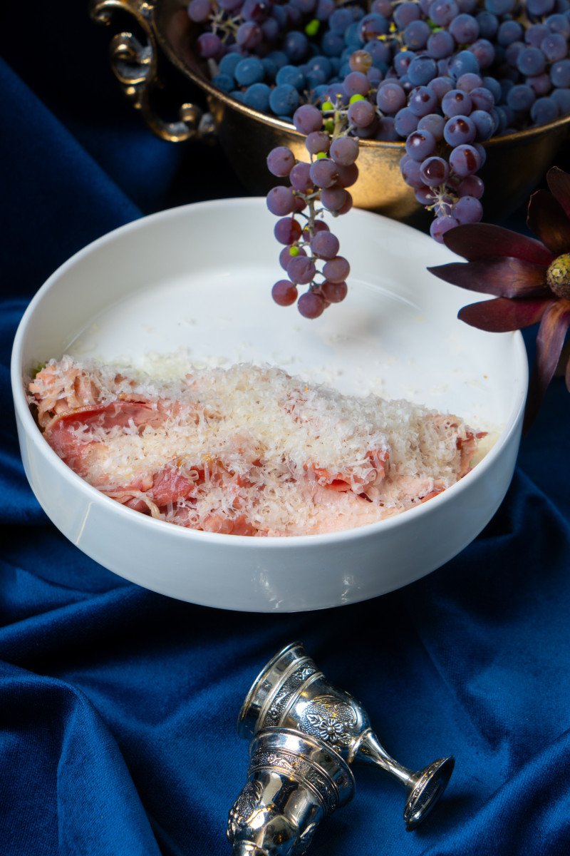 Салат с домашней ветчиной