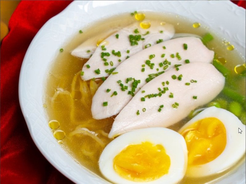 Куриная лапша