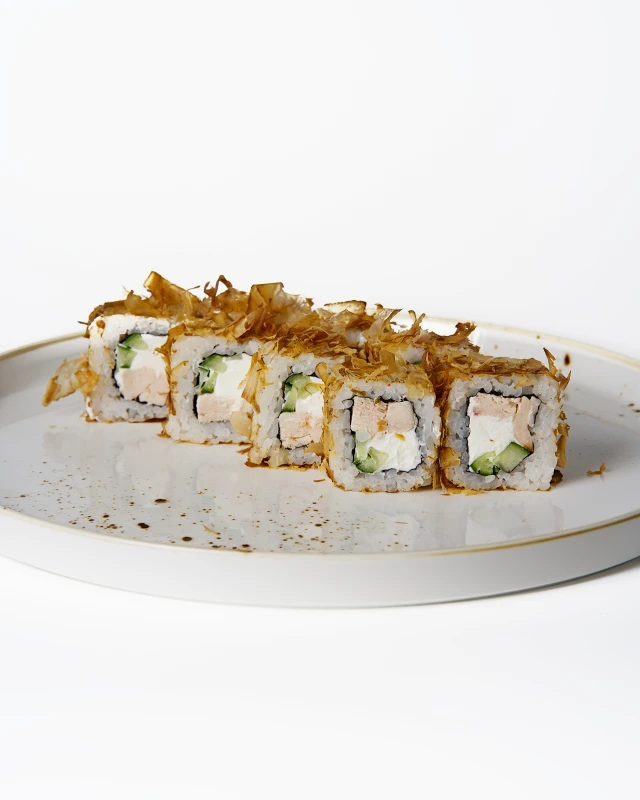 Тацу с цыпленком и бонито