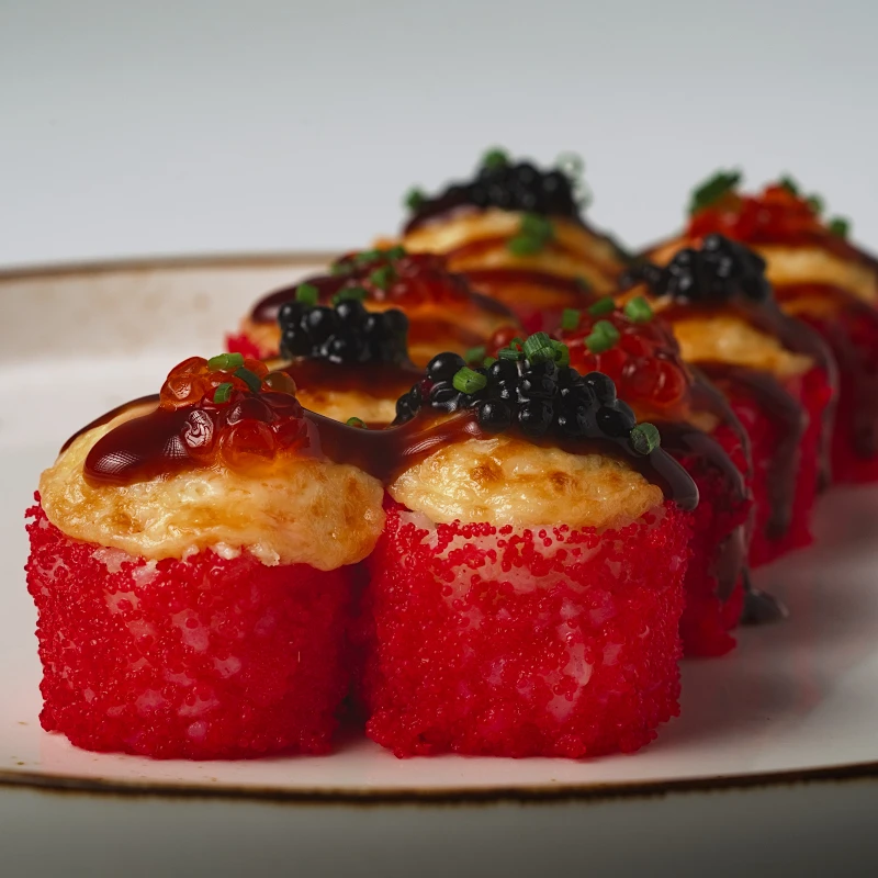 Запеченный с креветкой