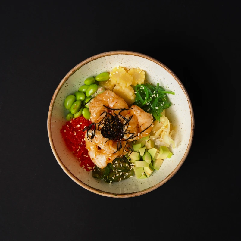 Поке с креветкой