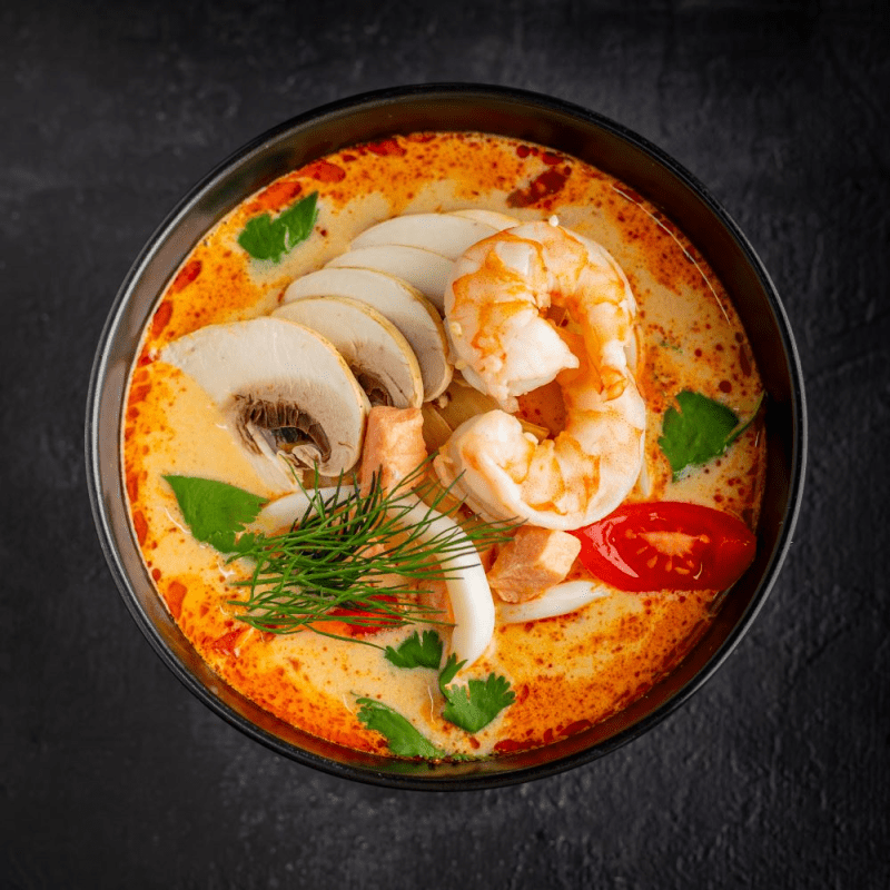 Суп Том Ям с морепродуктами