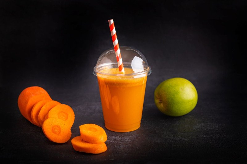 Морковно-яблочный фреш 300мл