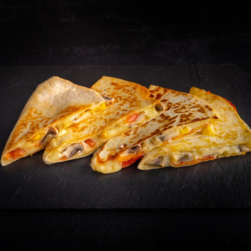 Кесадилья с грибами