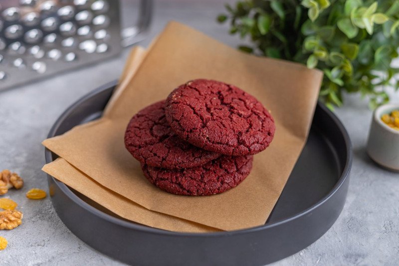 Печенье красный бархат 1шт