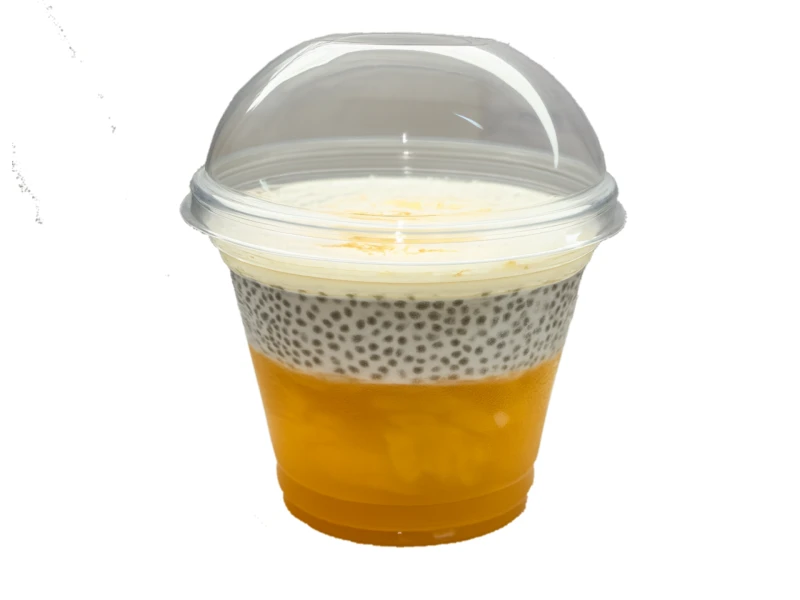 Панна Котта с чиа и апельсином