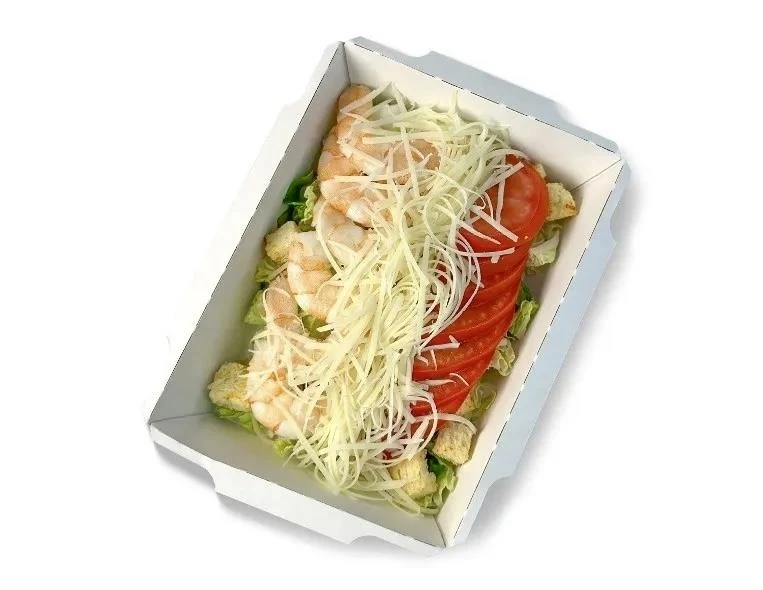 Салат Цезарь с Креветкой