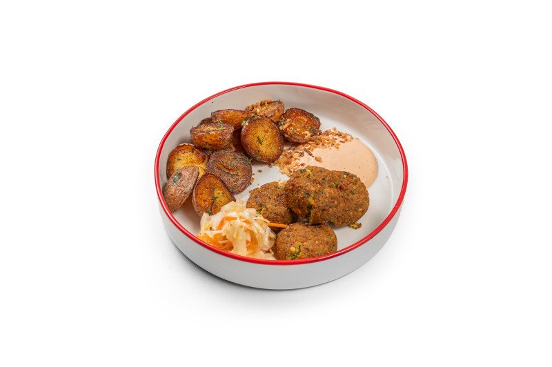 Фалафель с бэйби картофелем