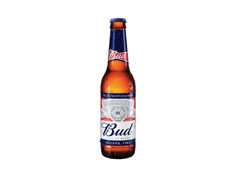 Пиво "Bud" безалкогольное