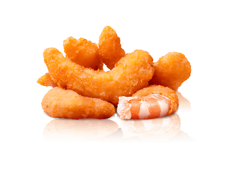 Креветки в кляре 