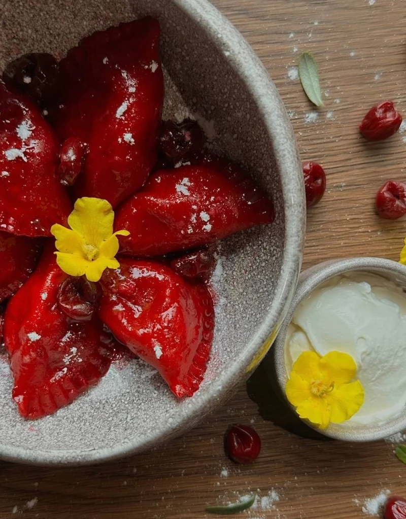 Вареники с вишней