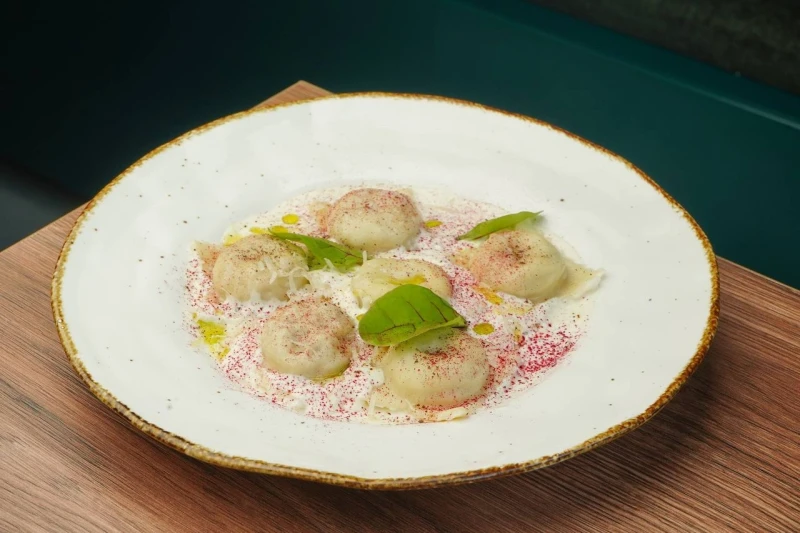 Равиоли с уткой и трюфелем