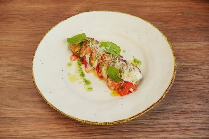 Баклажаны запеченые с пармезаном