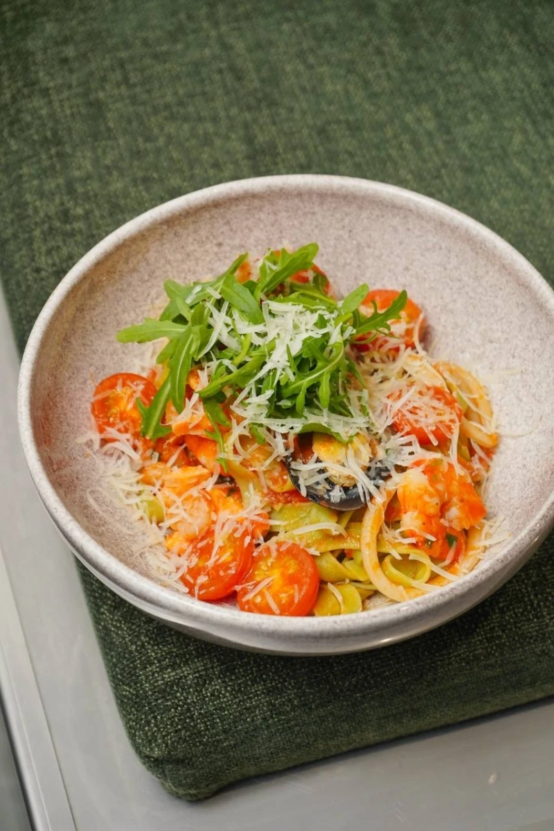 Тальяттеле с морепродуктами