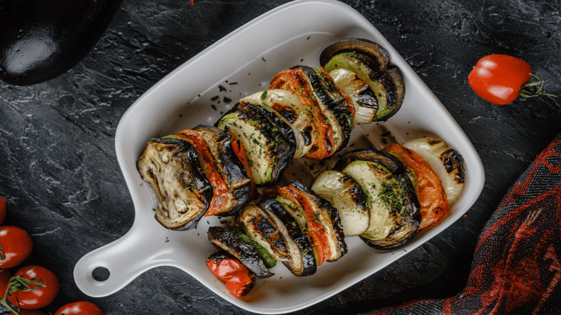 Овощи на углях