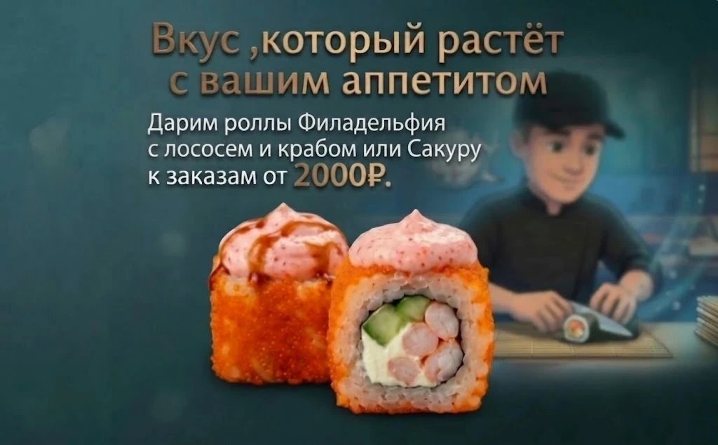 Подарки от 2000₽. Больше заказ, вкуснее подарок.