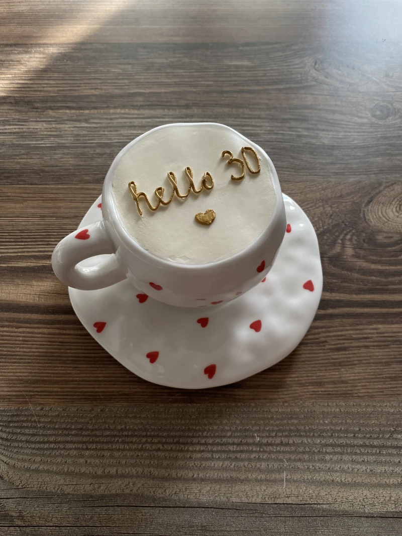 Бенто суши-торт "Hello 30 — чашка"