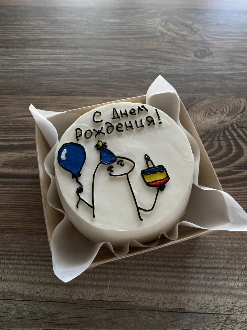 Бенто суши-торт "Мишка с шарикам"
