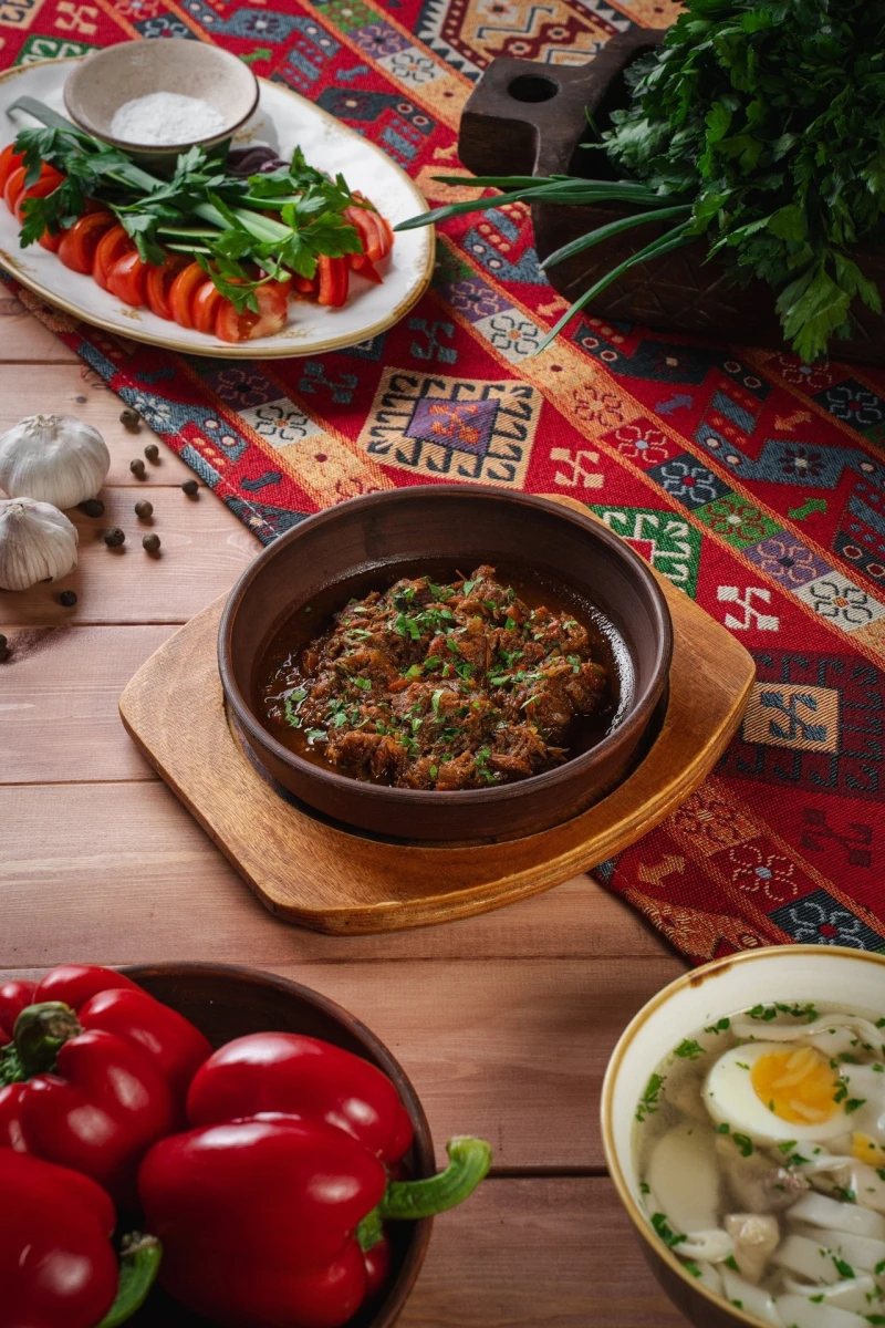 Чашушули с говядиной