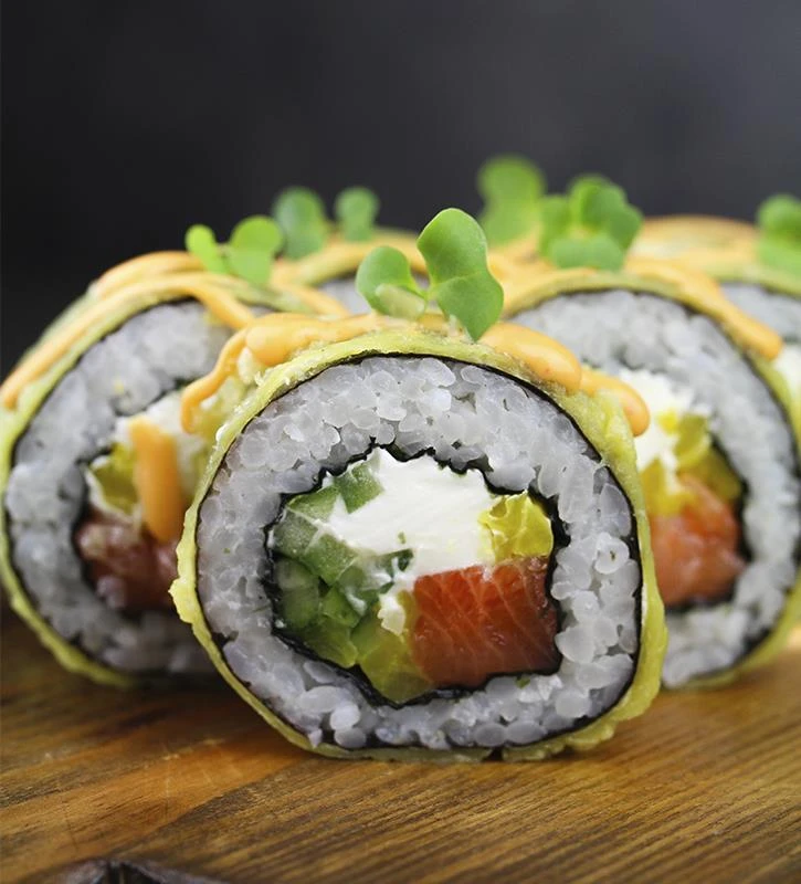 Премиум темпура с лососем