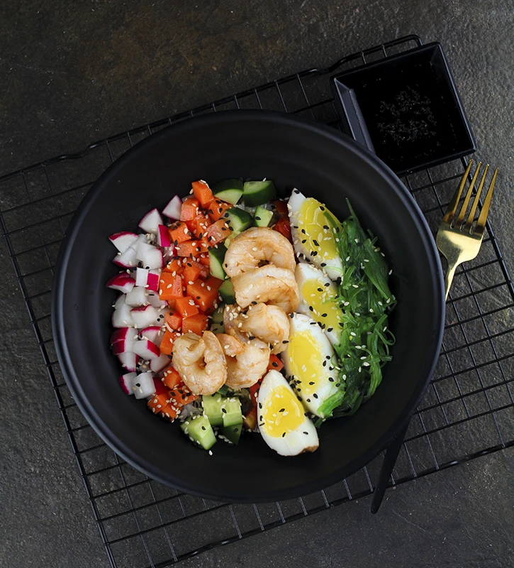 Поке с креветками