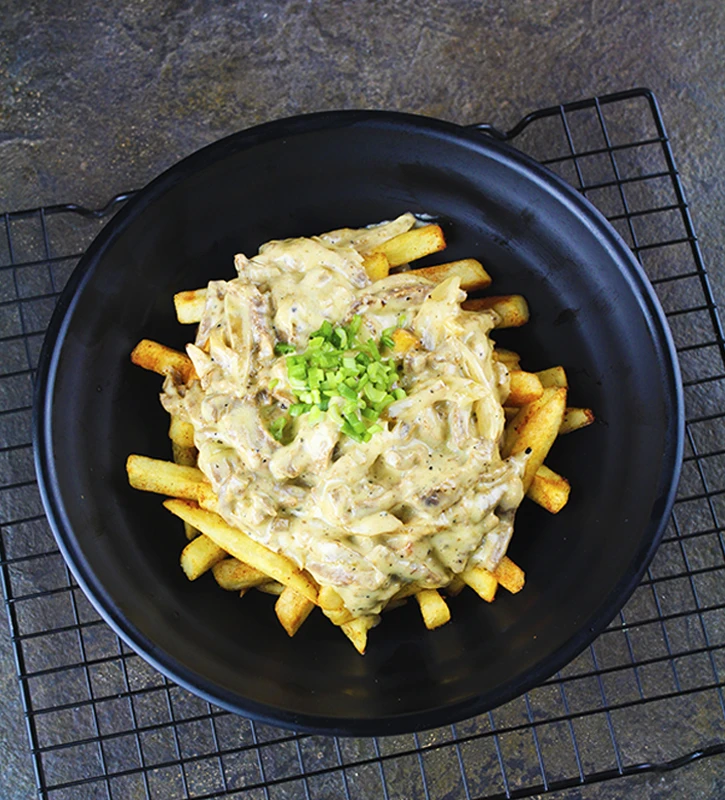 Язык в перечном соусе