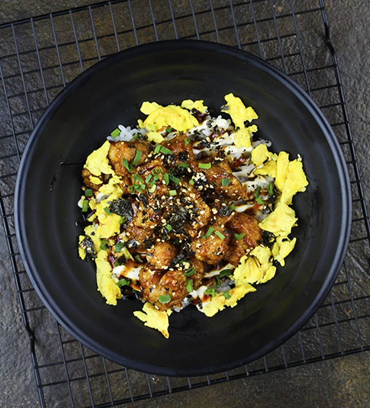 Рис с курицей в терияки