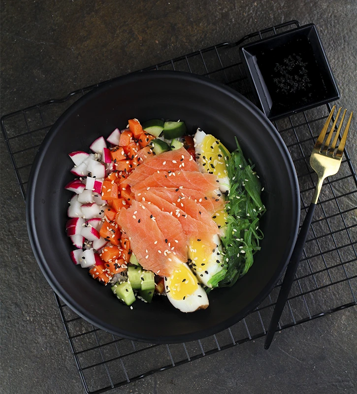 Поке с лососем