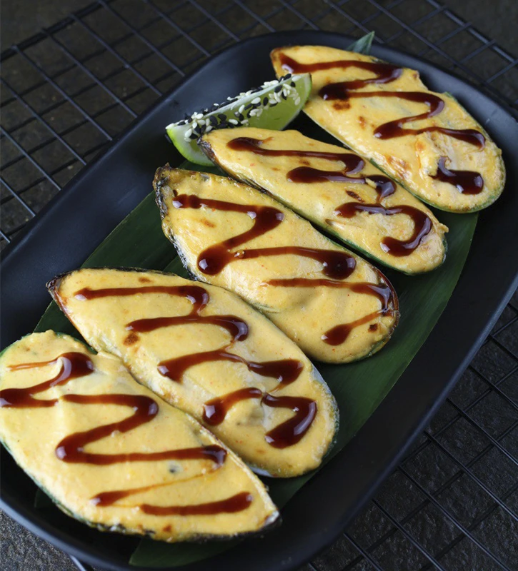 Запеченые мидии