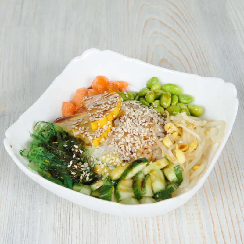 Поке с лососем