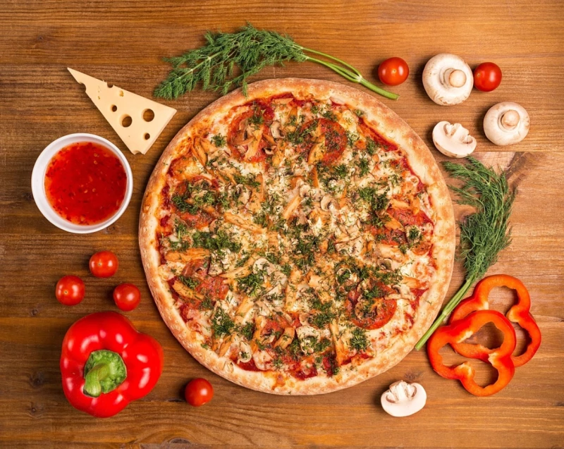 Пицца Деревенская 25см