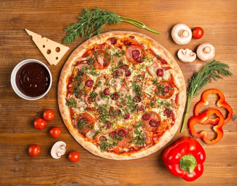 Пицца Деревенская 30см