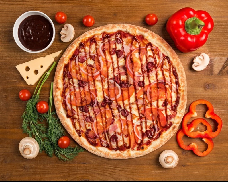 Пицца Копченая 25см