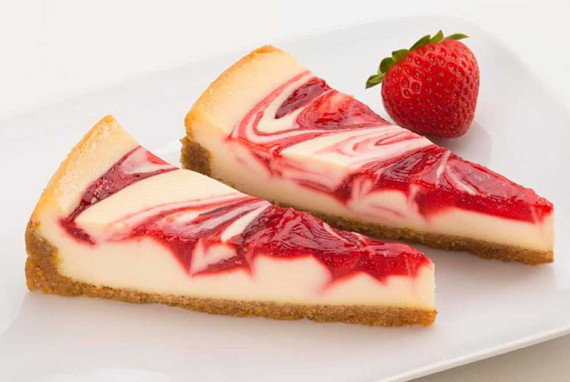 клубничный чизкейк