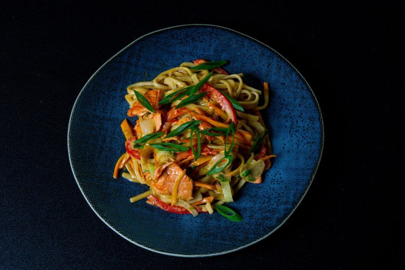 Лосось терияки 