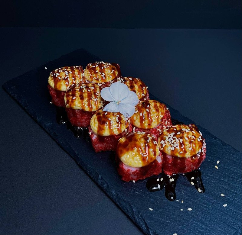 Татаки с лососем