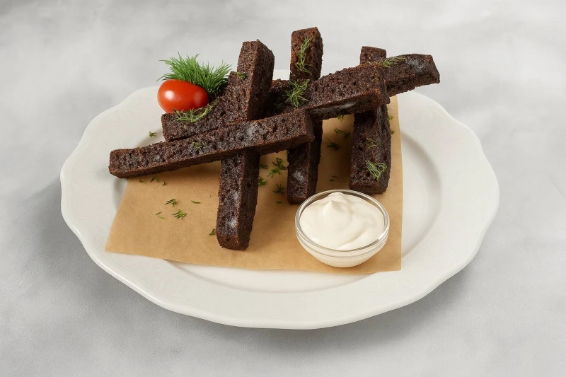 Гренки чесночные