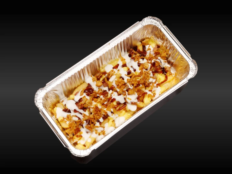 Картофель фри с беконом