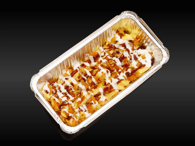 Картофель фри с курицей