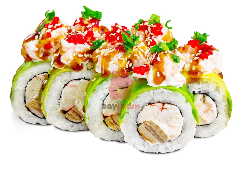 Фреш ролл с креветкой и авокадо