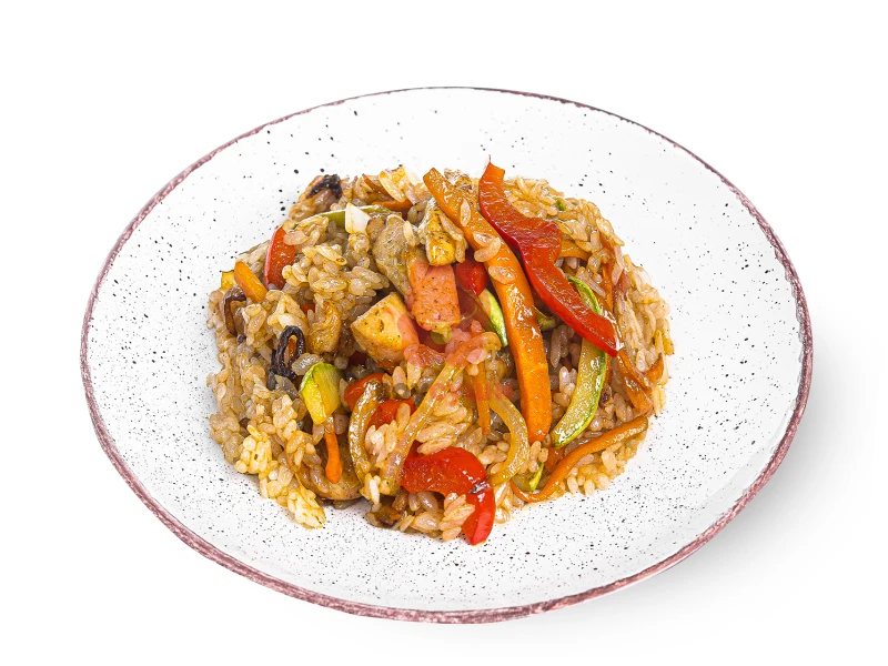 Рис с курицей