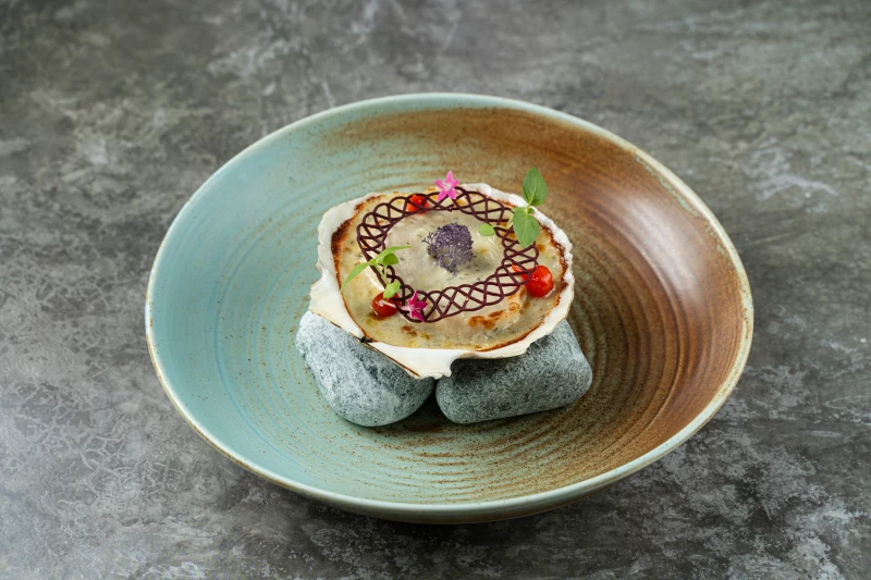 Запечённый гребешок