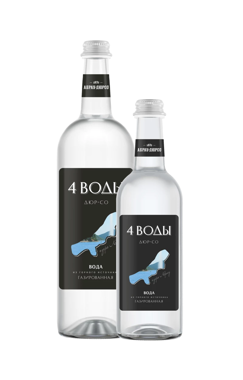 Газированная вода 4 воды Дюр-со 375 мл