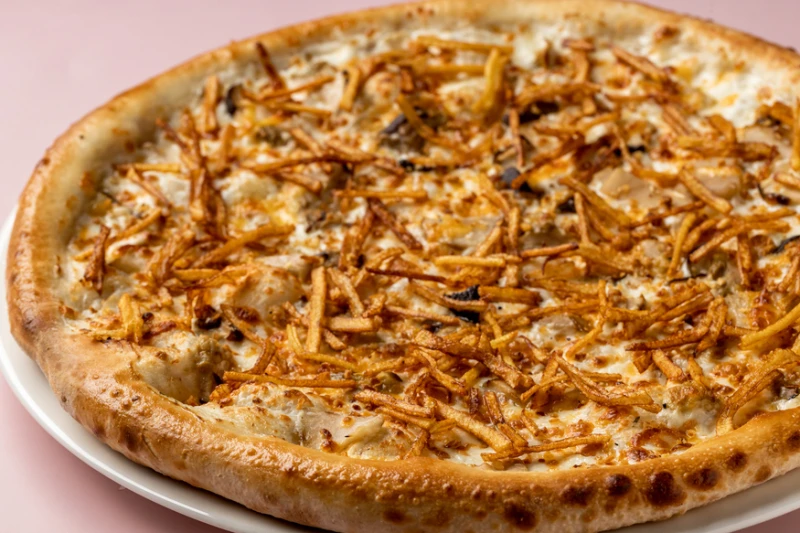 Пицца с белыми грибами и картофелем пай 30см